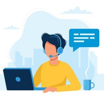 vector-customer-service-man-with-headphones-and-microphone-with-laptop-concept-illustration-for-support-call-center